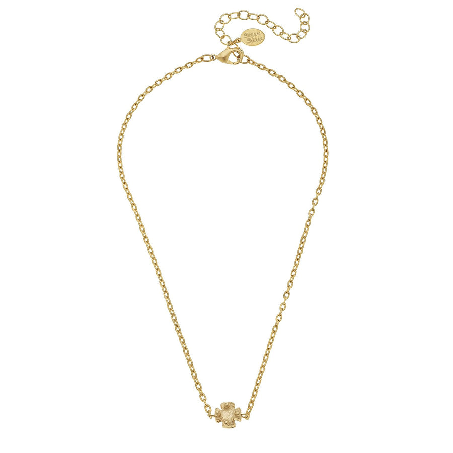 Dainty Maltese Cross Necklace