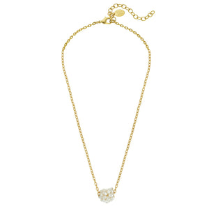 Dainty Pearl Cluster Necklace