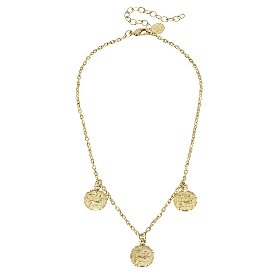 Coin Drop Necklace