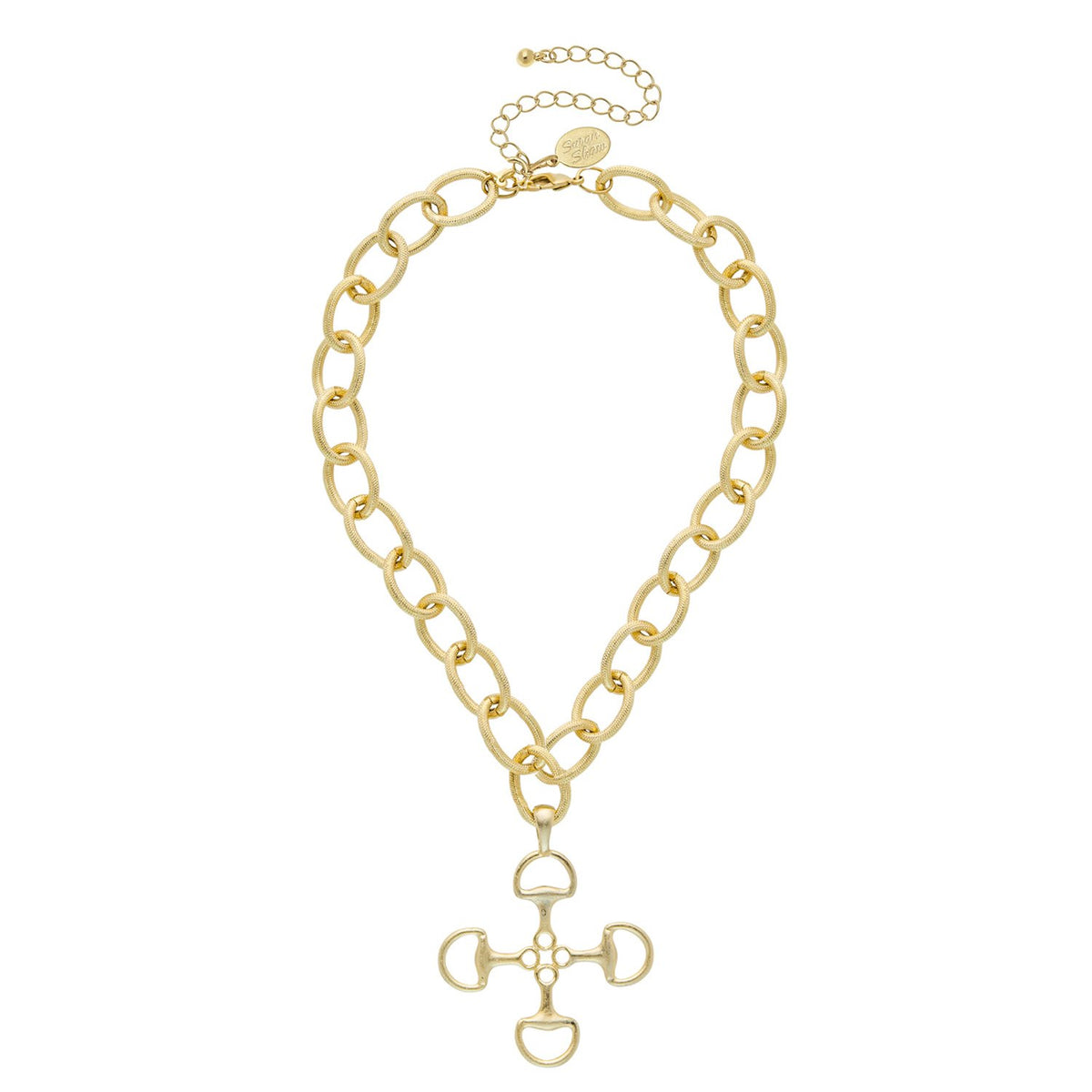 Buy Moissanite Loop Cross Pendant Necklace | Jewellery – Yaathi