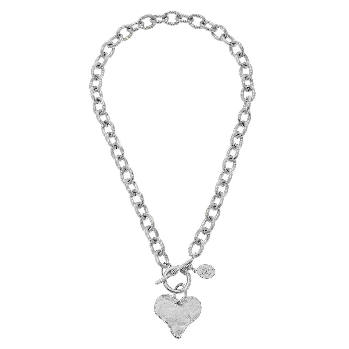 Tiffany & Co. // Sterling Silver Heart Tag Toggle Necklace – VSP Consignment