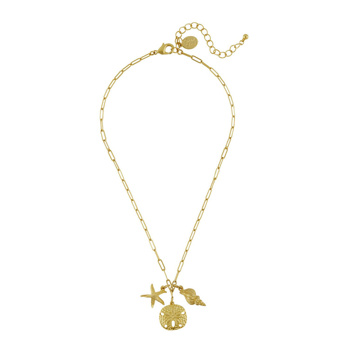 Sand & Sea Paperclip Necklace