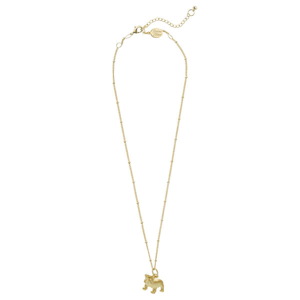 Dainty Bulldog Necklace