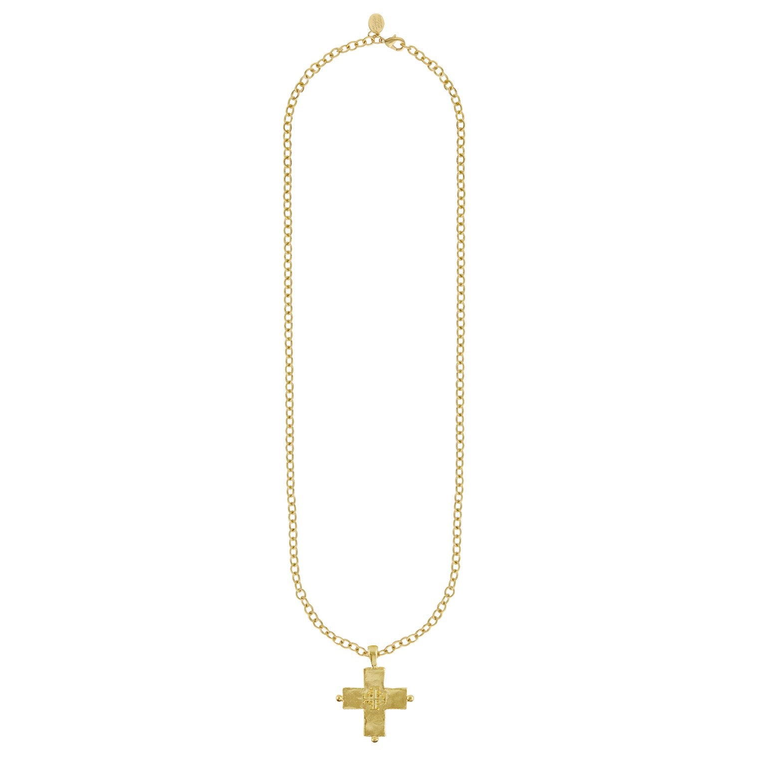 Long Jerusalem Cross Necklace - Susan Shaw