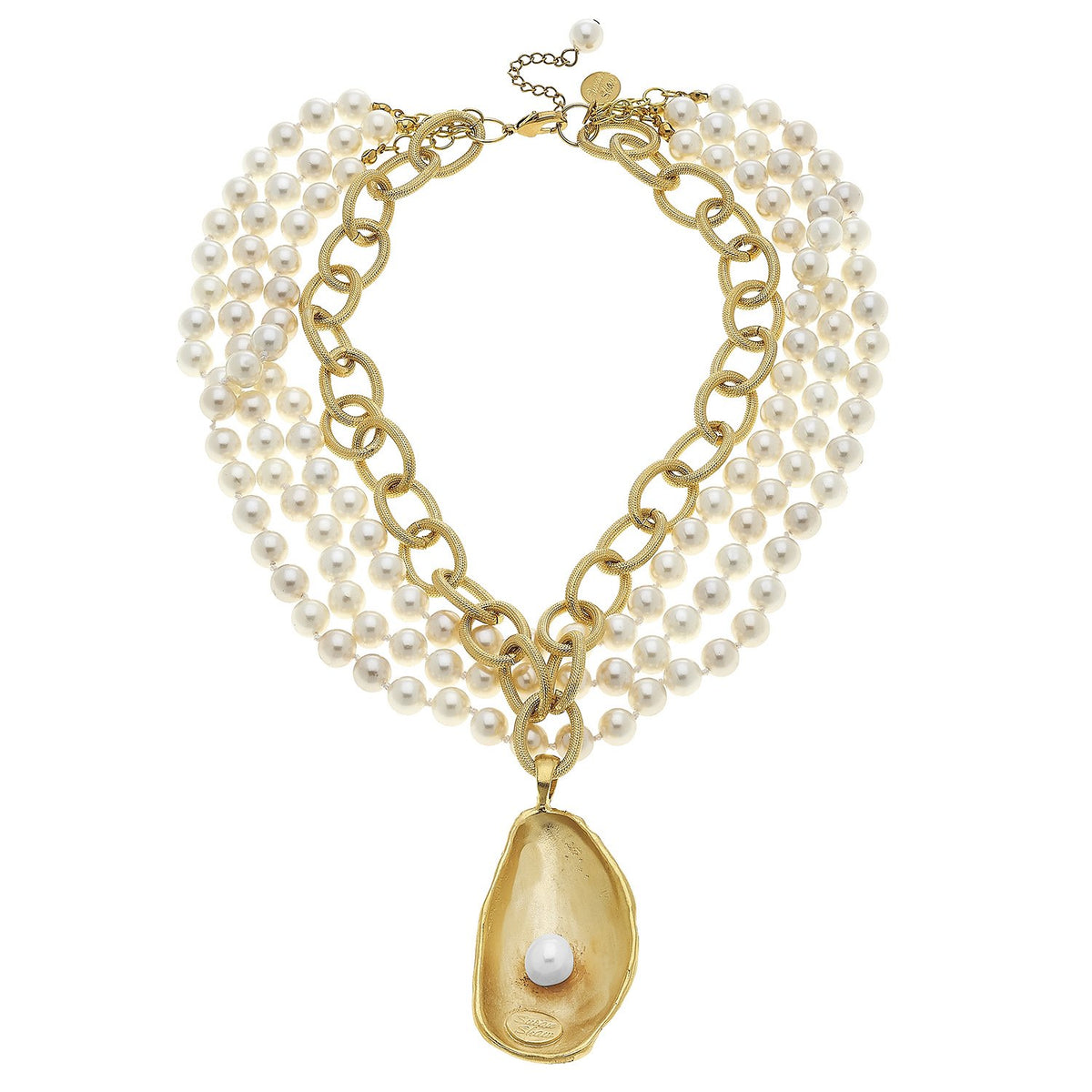 Sold at Auction: A FRESHWATER PEARL MULTI-STRAND NECKLACE, with 9ct gold  clasp. Weight 47g.