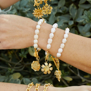 Camellia Pearl Bracelet