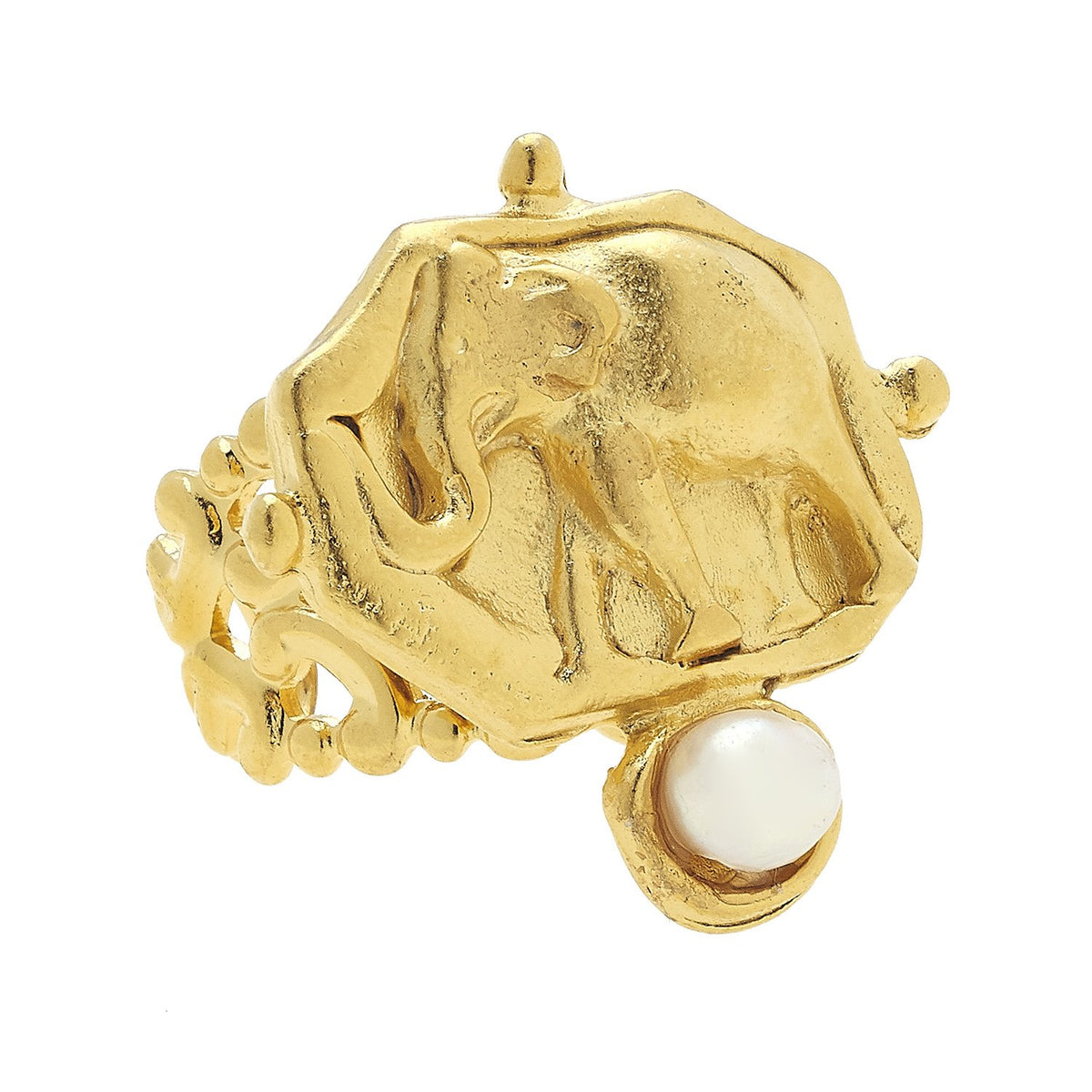 9ct gold elephant on sale ring