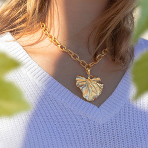 Lily Pad Chain Necklace