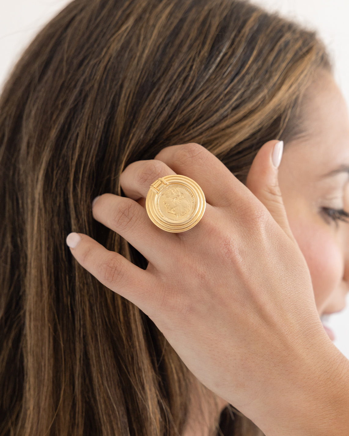 One Ounce Gold Eagle Coin Ring ⋆ Coin Rings by The Mint