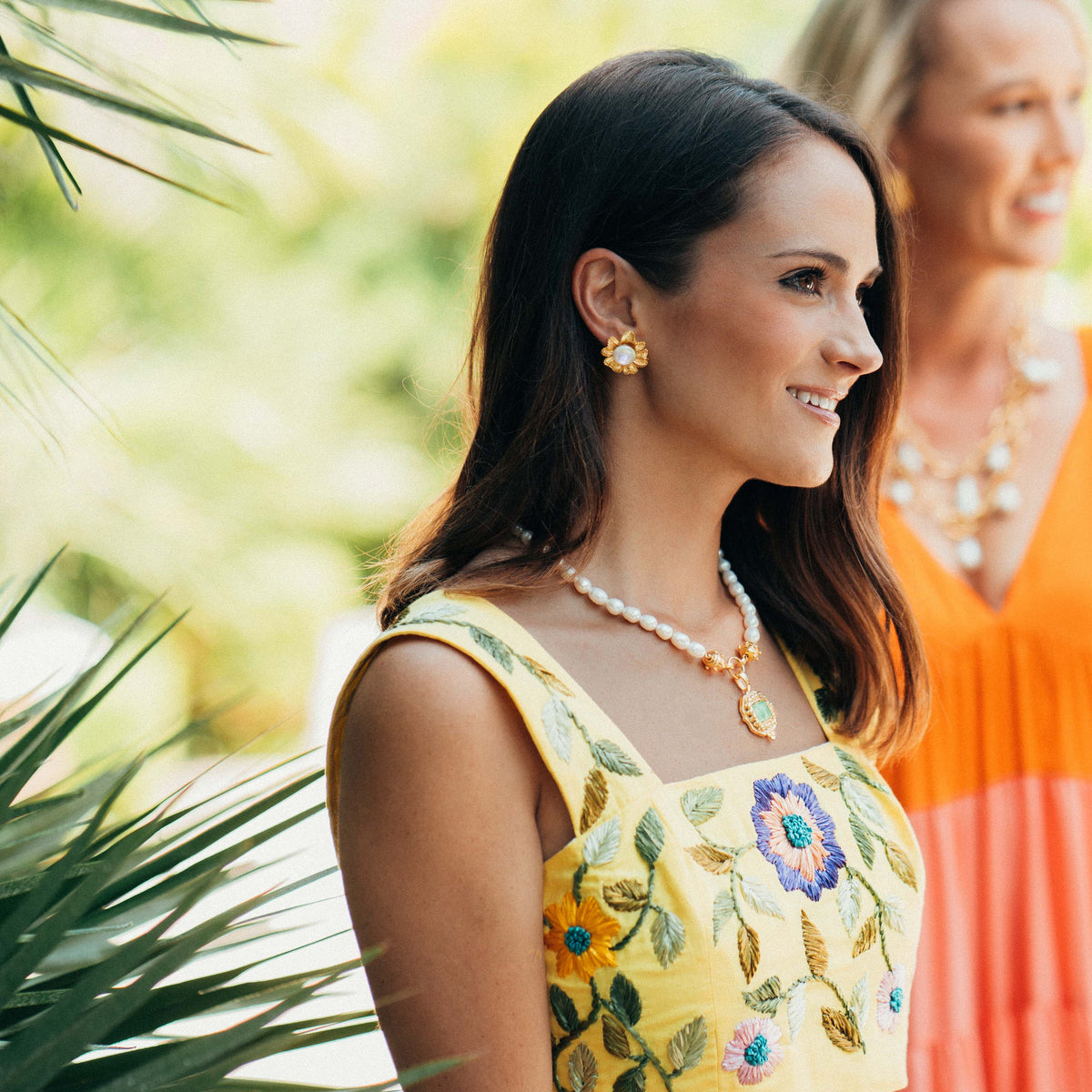 Marigold Pearl Studs